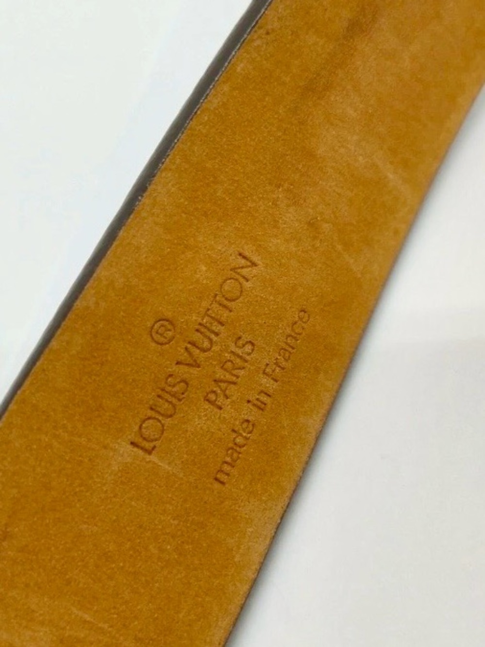 Authentic LOUIS VUITTON Damier Ebene Belt - Picture 11 of 16